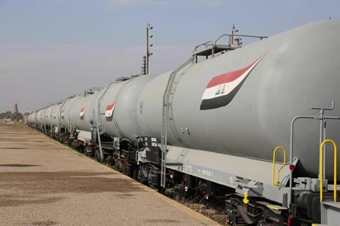 Railway wagons in Iraq