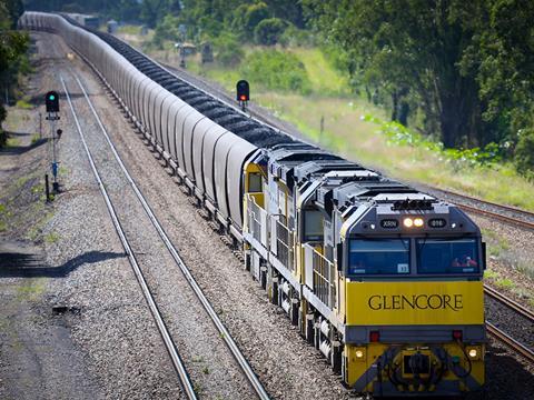 GRail coal train.