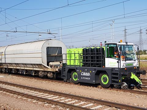 Colmar Technik has supplied a SL160E battery shunter for use at Villa Poma.