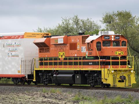 Two Knoxville Locomotive Works low-emission diesel locos have entered service on Genesee & Wyoming’s California Northern Railroad following the completion of trials.