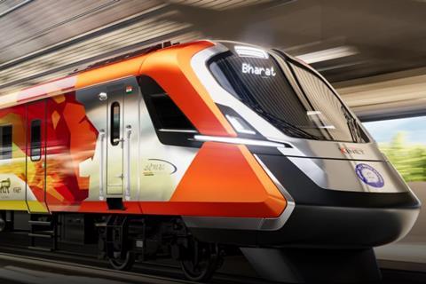 Vande Bharat train (Image Kinet Railway Solutions)