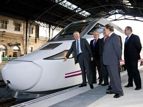 Class 730 gauge-changing electro-diesel trainset.