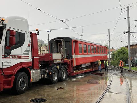 Société de Transport Ivoiro-Burkinabe has acquired rolling stock formerly used by Appenzeller Bahnen in Switzerland.