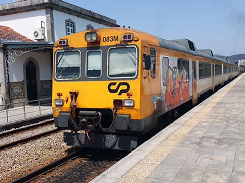 Portuguese national operator CP leases DMUs from RENFE to operate local services between Porto and Valença.