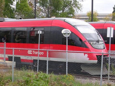 Current O-Train DMU.