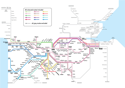 ScotRail Tap&Pay routes