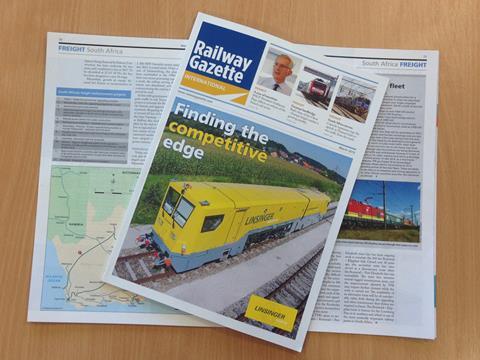 March 2015 issue of Railway Gazette International.