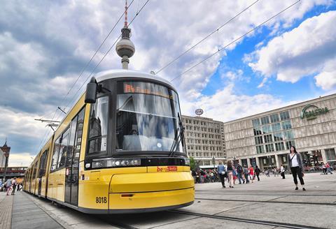 Berlin Flexity tram (Photo BVG Sven Lambert)