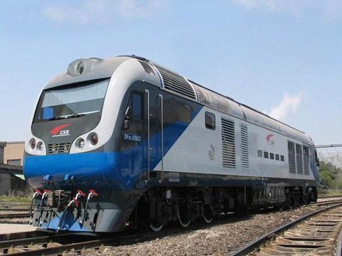 CSR diesel locomotive.