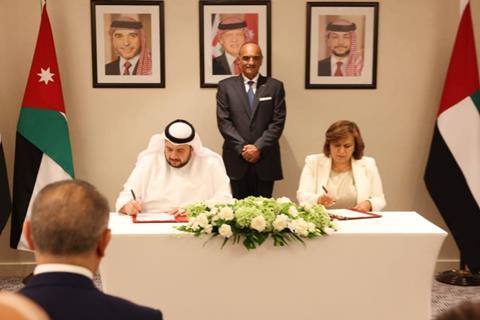 Jordan and Ethihad Rail MoU signing (Photo Ministry of Investment, Jordan)