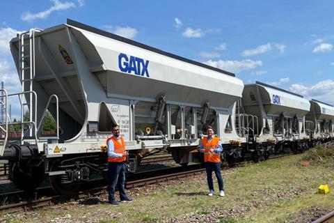 Rail Cargo Logistics Germany has leased Faccns wagons from GATX Rail Europe for transporting aggregates.
