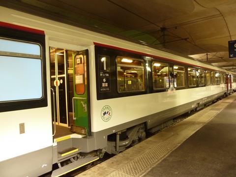 Paris - Lourdes night train