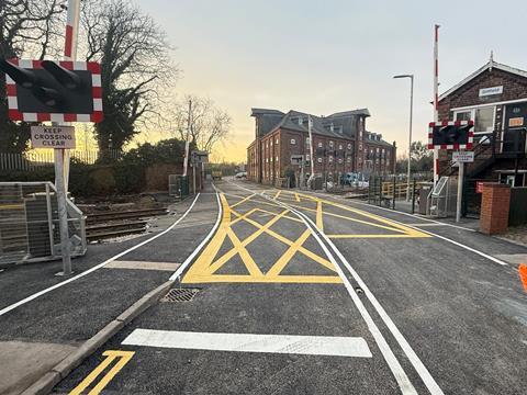 Level crossing at Driffield (Photo Network Rail)