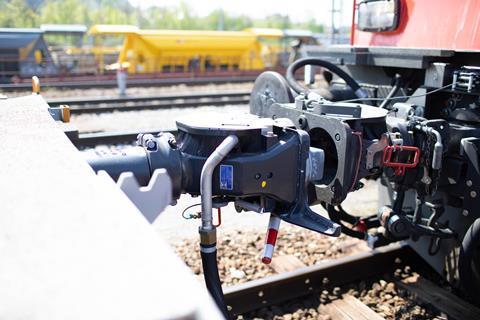 CargoFlex is one of four coupler designs being trialled as part of an initiative launched by DB, ÖBB and SBB (Photo: SBB)
