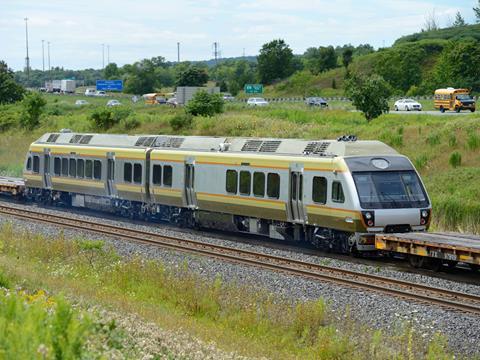 Sumitomo DMU for Toronto’s Union-Pearson Express (Photo: Stephen C Host).