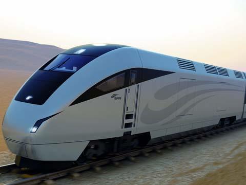 Conceptual design for North-South Railway passenger train.