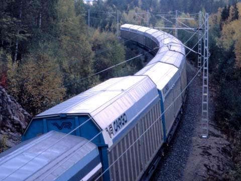 VR Cargo paper wagons (Photo: Leif Rosnel/VR).