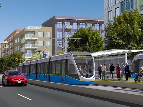 The Surrey – Newton – Guildford LRT would be the first light rail line in British Columbia.