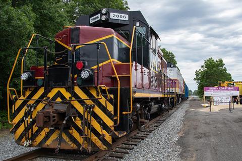 A groundbreaking ceremony in 2019 marked the start of work on Phase 1 of the South Coast Rail commuter project.