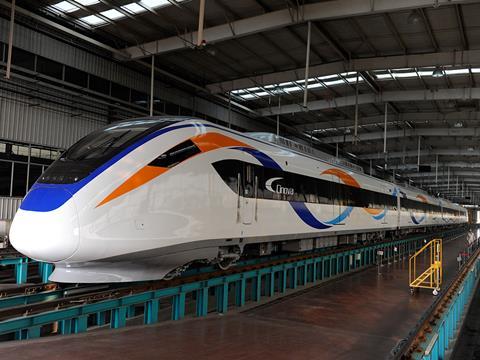 CRRC Nanjing Puzhen CRH6F Cinova trainset.