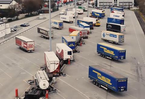 Brittany Ferries lorry trailers