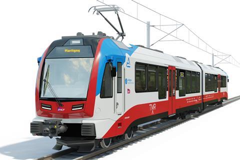 Mont-Blanc Express Stadler SNCF Z890 EMU impression