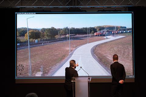 East-West Gate terminal at Fényeslitke