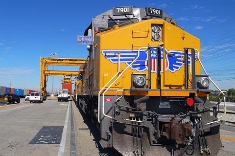 Union Pacific train