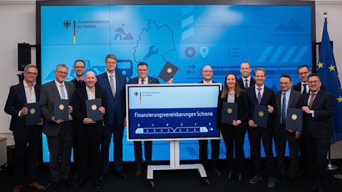 German funding announcement (Photo Ministry of Transport)