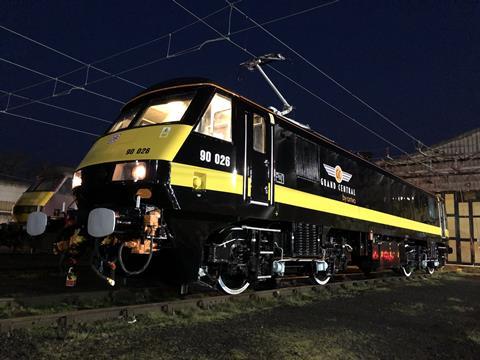 Grand Central Class 90 loco (Photo: DB Cargo UK)