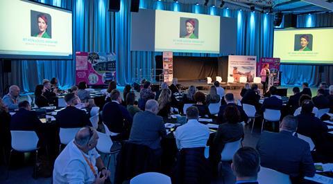 Secretary of State for Transport Louise Haigh addresses the Rail Campus Derby Launch  (Photo: Tony Miles)