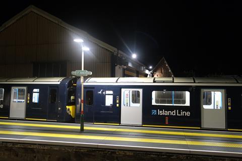 Isle of Wight Island Line Class 484 at Ryde St John's Road (Photo: SWR) 