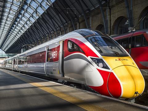 LNER IEP Azuma trainset