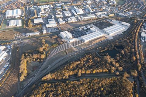 Siemens Mobility Goole factory aerial view (Photo Siemens Mobility)