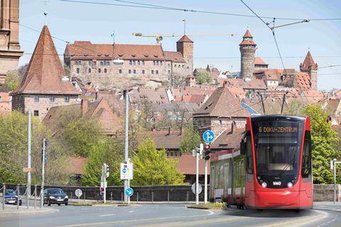 VAG Nürnberg has ordered 12 Siemens Avenio trams with options for 75 more.