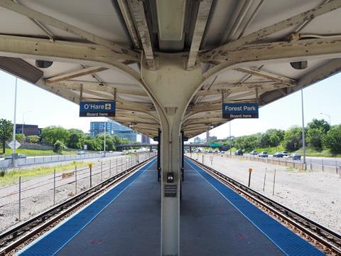 Chicago Blue Line Racine station