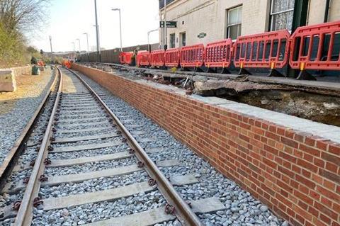 Isle of Wight Island Line infrastructure works (Photo: SWR)