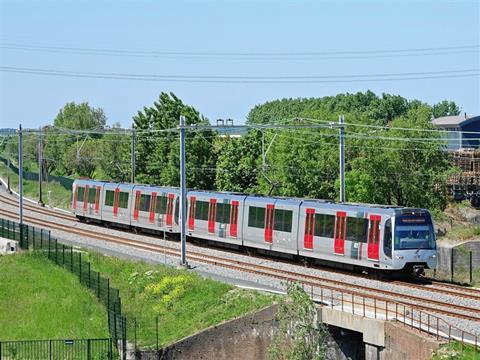RET has purchased 22 HSG3 trainsets to operate the extended metro lines (photo: Kees Torn).