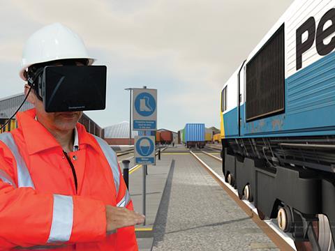 Pennant has produced a prototype virtual reality Goods Yard Shunter Trainer.
