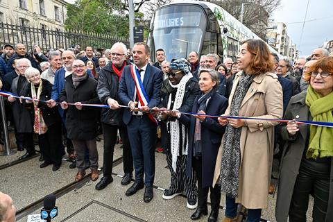 Montpellier tram Line 5 inauguration (image Montpellier Méditerranée Métropole)