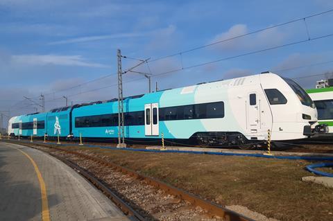 The first Stadler Wink for Arriva