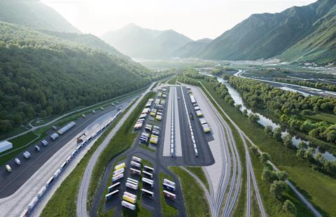 CargoBeamer Domodossola terminal impression