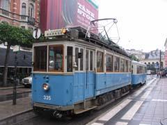 The route incorporates an existing heritage tram line.