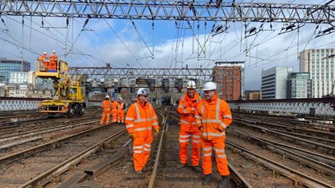 Glasgow Central station work