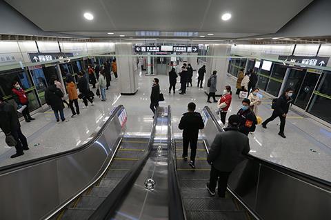 The second phase of Xi’an Metro Line 6 has opened, running through the city centre from Xibeigongyedaxue (NW Polytechnical University) and then east to Fangzhicheng.