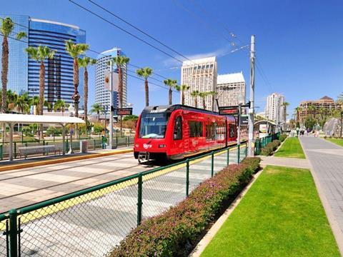 MTS is currently taking deliveries of Siemens light rail vehicles from a previous order.
