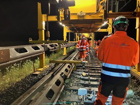 FAS track works (Photo Vossloh)