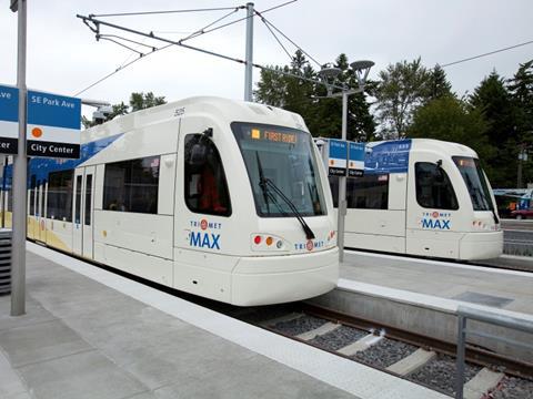 The vehicles will operate on the MAX light rail network.