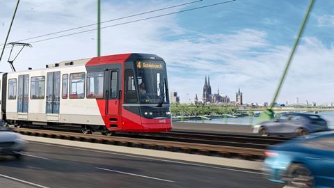 Koeln KVB light rail vehicle impression (Image Stadler) (1)