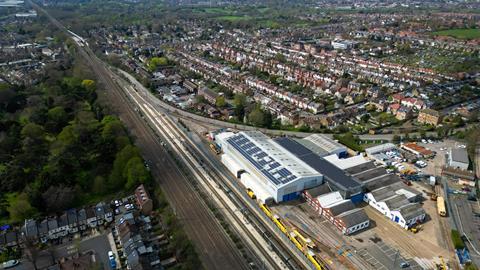Plasser UK aerial view